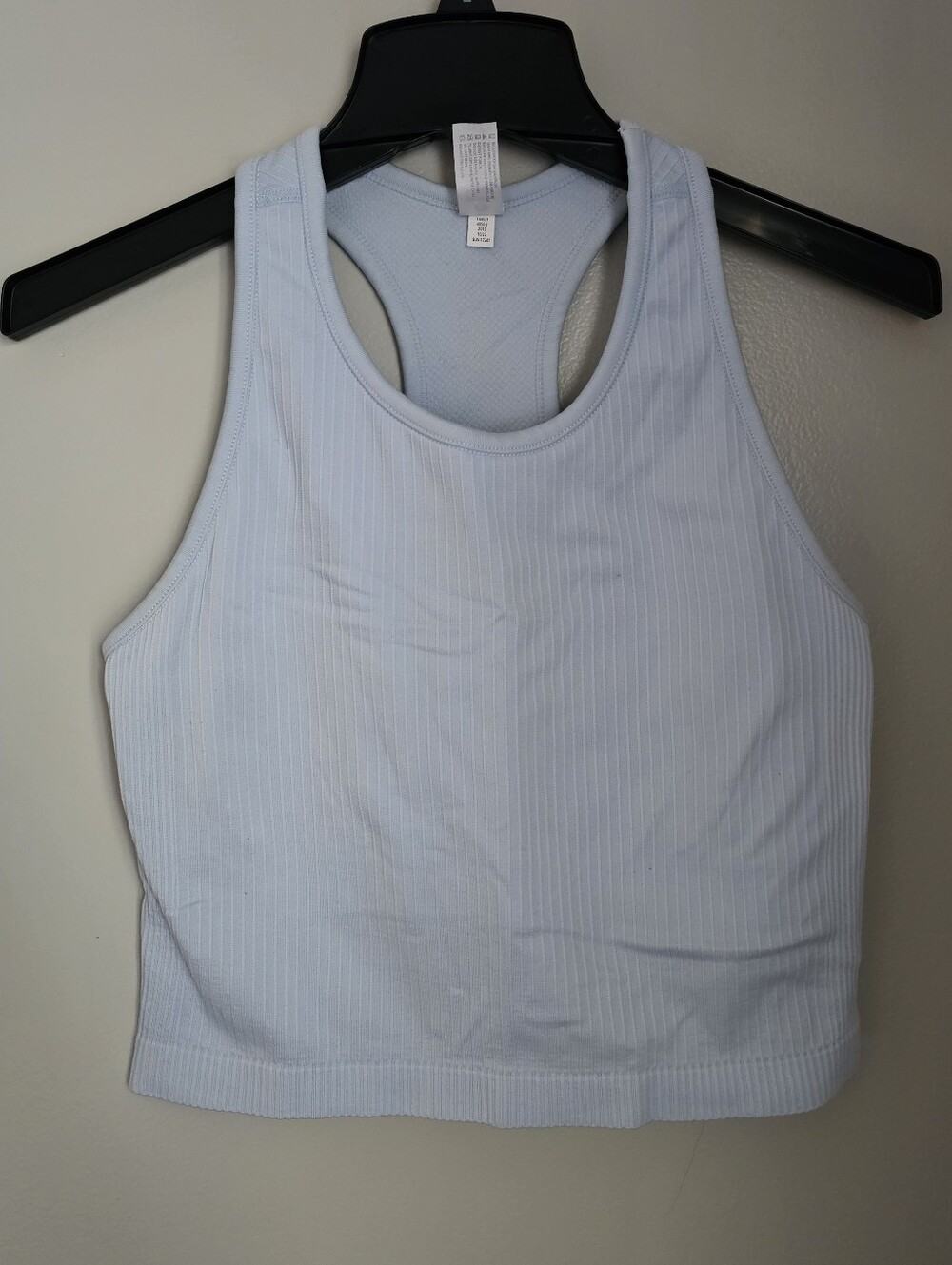 90 Degree By Reflex Light Blue Ribbed Tank